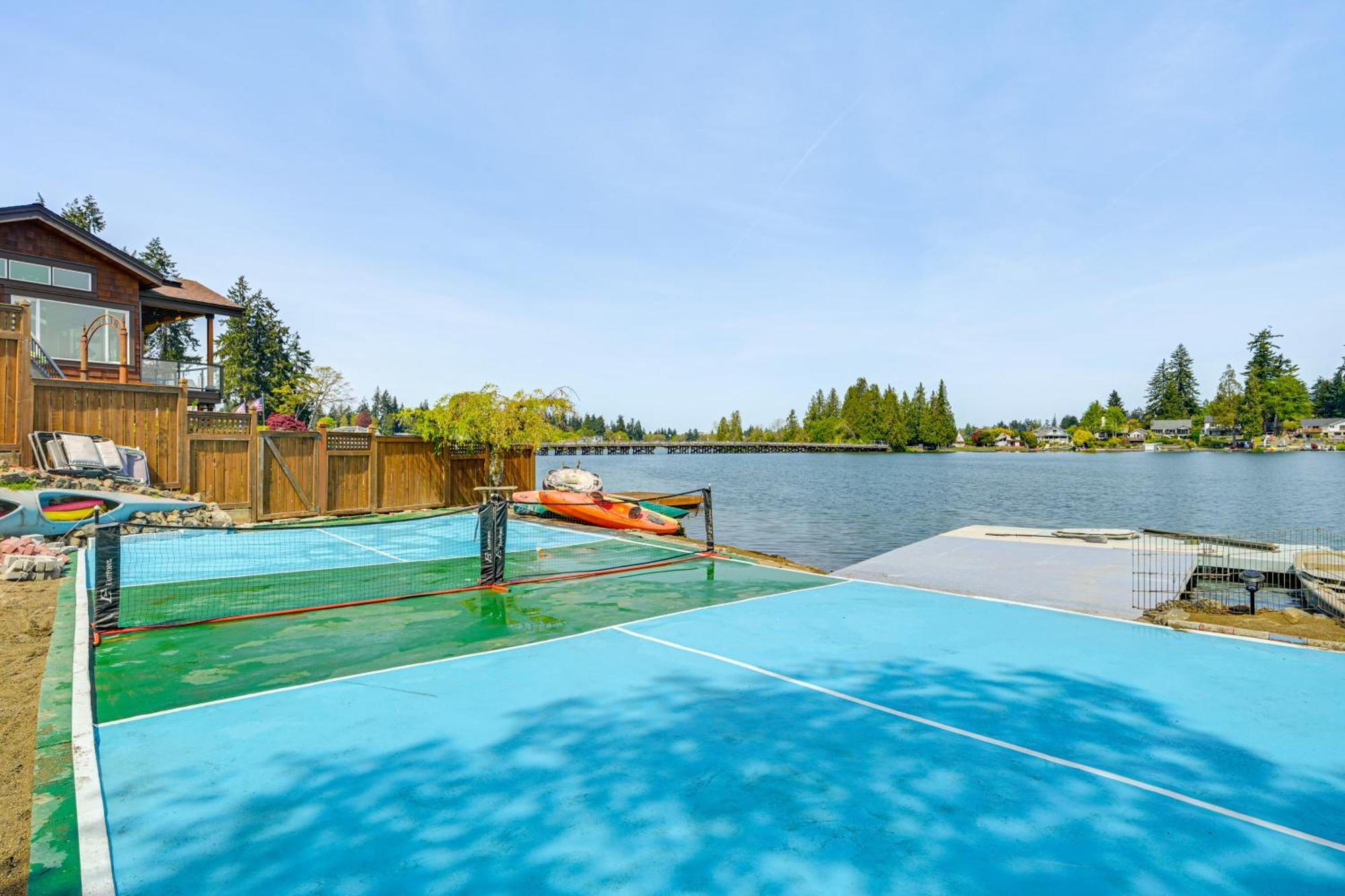 Tacoma Home On Steilacoom Lake With Dock! Εξωτερικό φωτογραφία